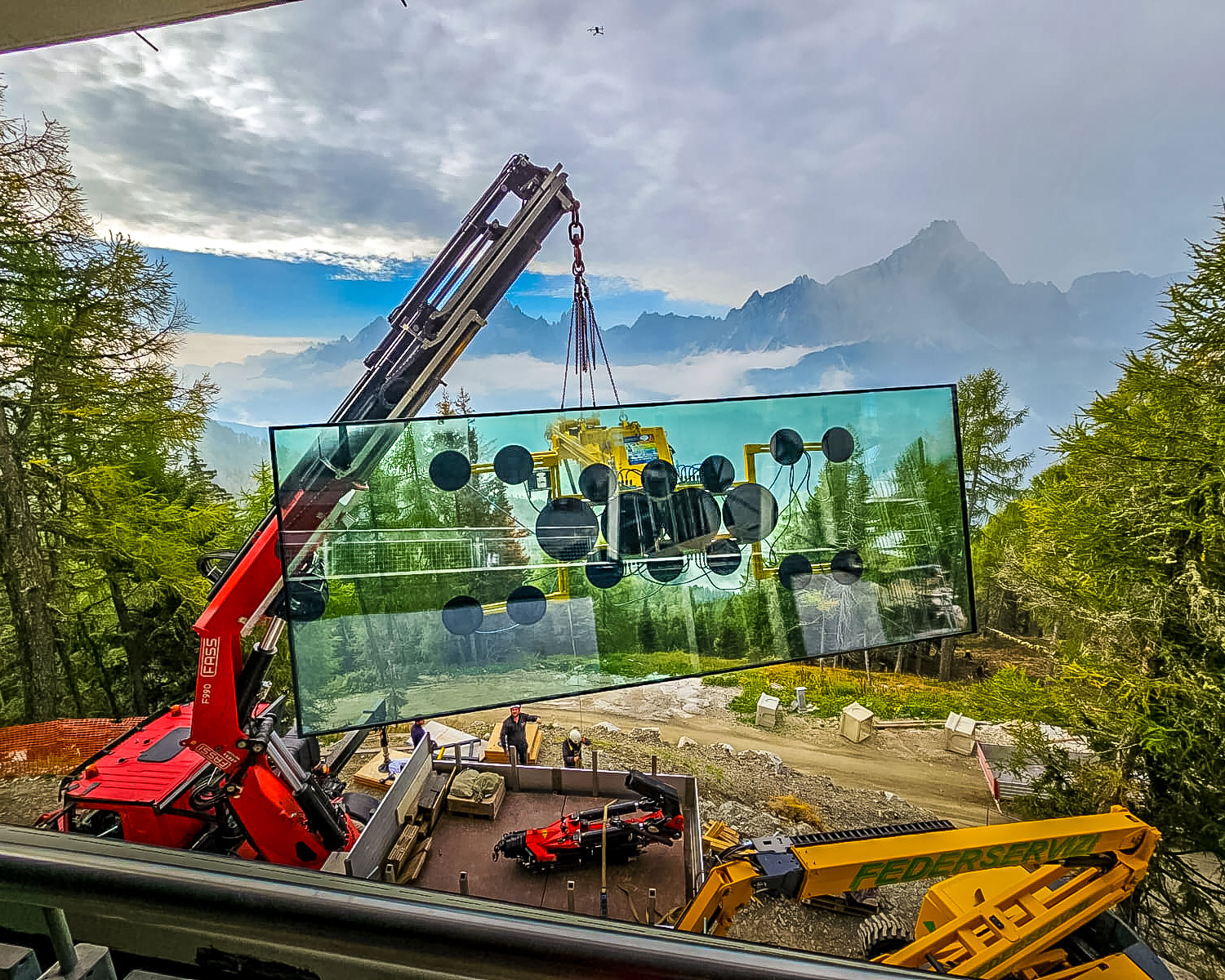 Instalare la o altitudine de 2050 metri cu contorul VSG 3000